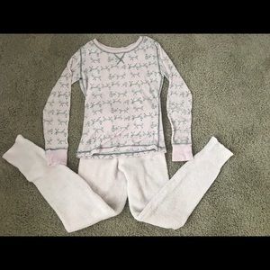 Light Pink Fuzzy Pajamas